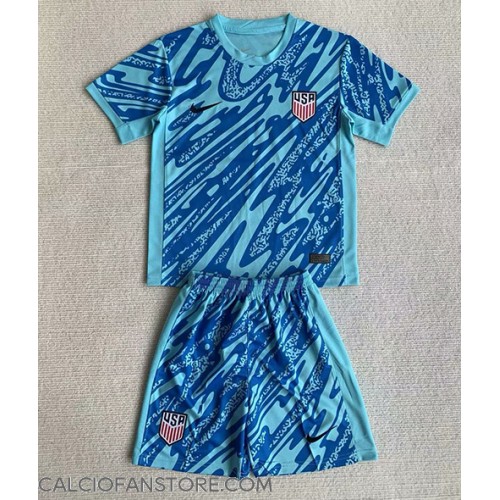 Maglia Calcio Stati Uniti Portiere Prima Divisa Bambino Copa America 2024 Manica Corta (+ pantaloncini)
